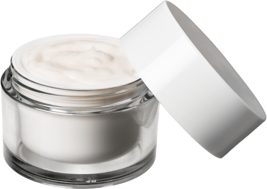 Cosmetic Cream on Table Isolated