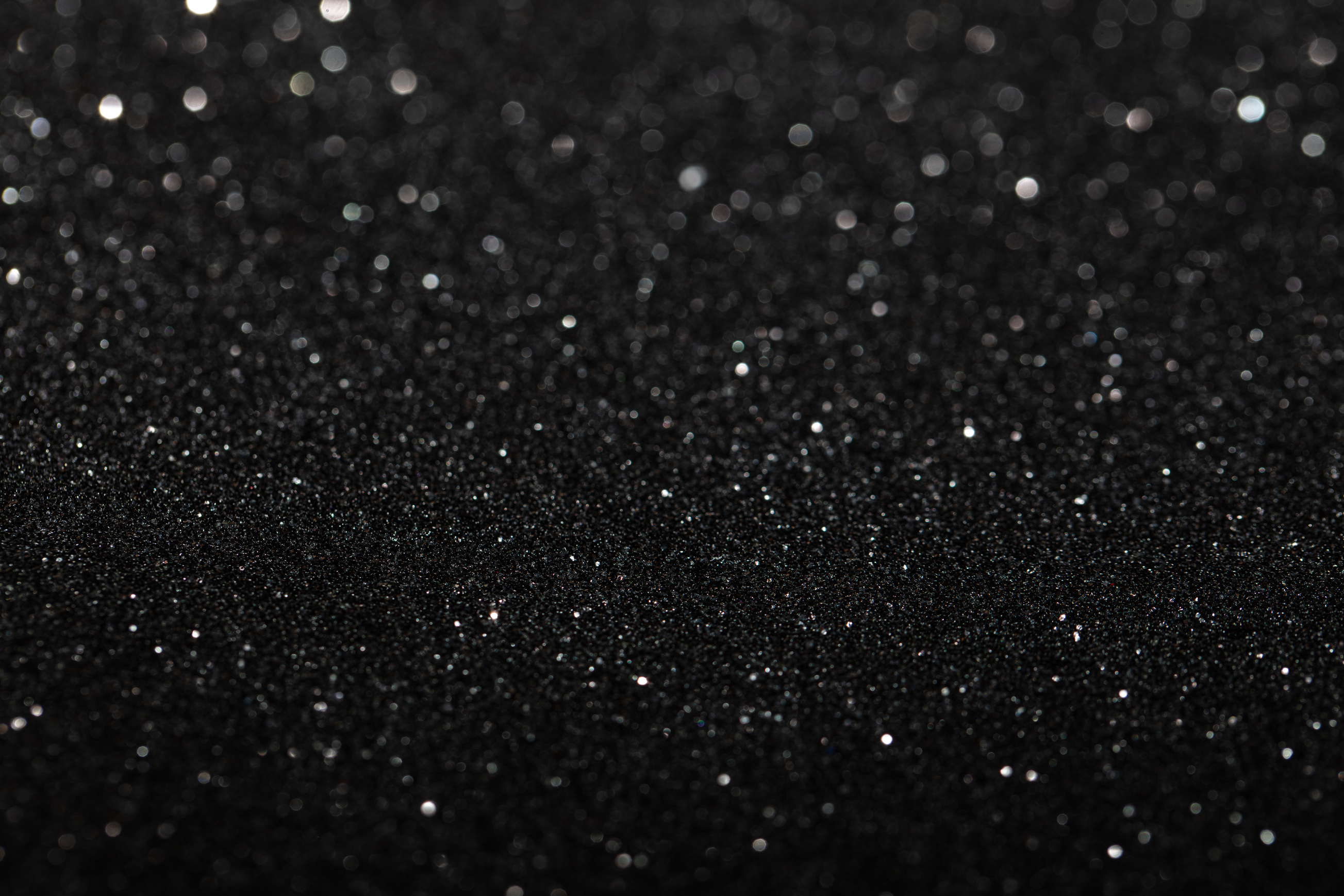 Black Glitter Textured Patterned Background